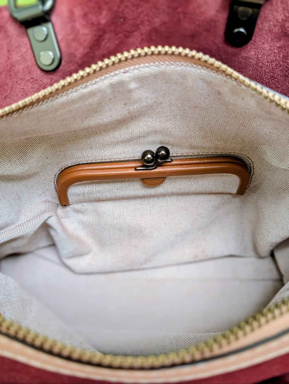 Coach Rogue 30 In Nude Pink With Nude Pink Tea Rose Leather Strap And Bag Charm - Picture 6 of 10